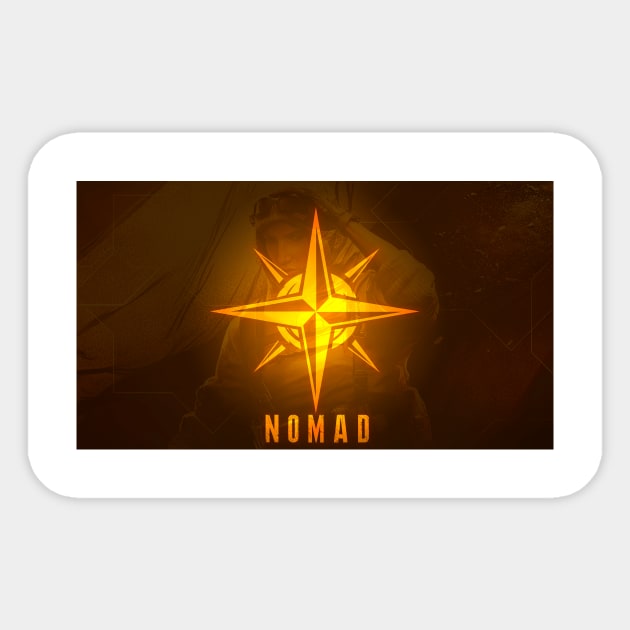 Nomad Sticker by CraigNacroix